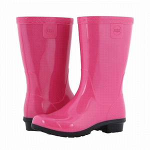 Nib UGG Kids Raana Rain Boots in Diva Pink in Youth Kids Sz 13